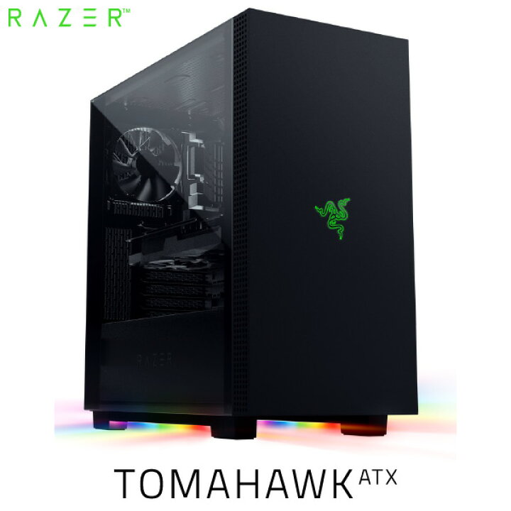 楽天市場 Razer公式 Razer Tomahawk Atx ミッドタワー ゲーミング シャーシ Rc21 R3m1 レーザー Pcケース ラッピング不可 Gaming Center By Grapht