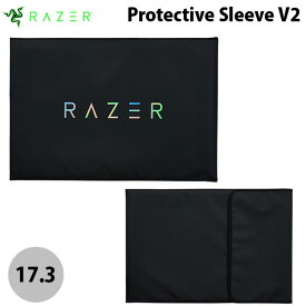 Razer公式 Razer Protective Sleeve V2 17.3inch マウスマット付き PVC キャンパス製高耐久スリーブ # RC21-01590100-R3M1 レーザー (ノートPCスリーブケース)
