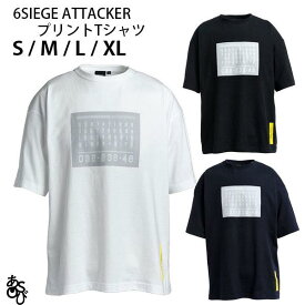 GRAPHT公式 ASOBI GRAPHT 6SIEGE ATTACKER プリントTシャツ アソビ グラフト (ティーシャツ)