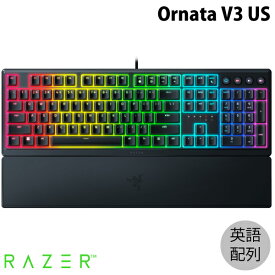 Razer公式 Razer Ornata V3 US 英語配列 有線 RGBライティング メカ・メンブレン ゲーミングキーボード # RZ03-04460100-R3M1 レーザー (キーボード)