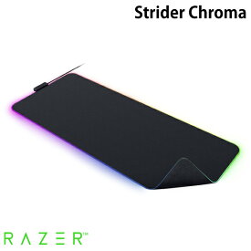 【Razer公式】 Razer Strider Chroma マルチライティング対応 ソフト/ハード ハイブリッド ゲーミングマウスパッド ブラック # RZ02-04490100-R3M1 レーザー (ゲーミングマウスパッド)