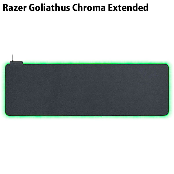 どんなマウスも正確に動作するエクストララージサイズのマウスマット Razer公式 Razer Goliathus Chroma Extended  マルチライティング ゲーミングマウスパッド # RZ02-02500300-R3M1 レーザー 【正規販売店】