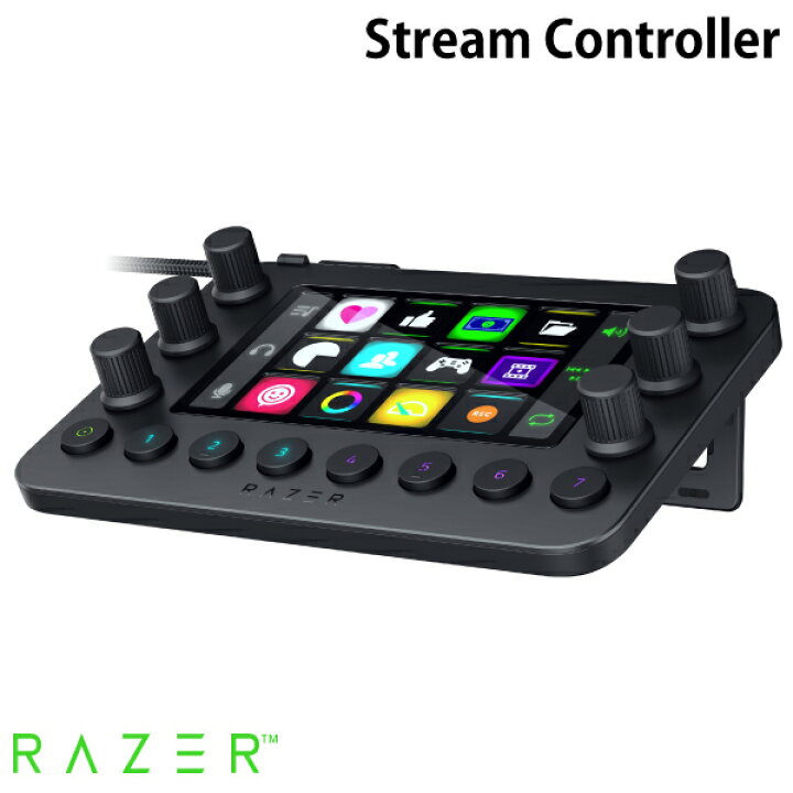 楽天市場】Razer公式 Razer Stream Controller タッチスクリーン搭載 