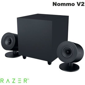 Razer公式 Razer Nommo V2 Bluetooth 5.3 ワイヤレス 対応 サブウーファー付属 RGBライティング搭載 ゲーミングスピーカー ブラック レーザー (スピーカー Bluetooth接続)