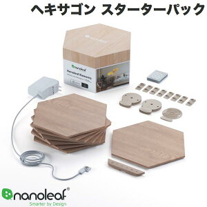 Nanoleaf Elements �w�L�T�S�� �X�^�[�^�[�p�b�N 7������ # NL52-K-7006HB-7PK �i�m���[�t (�X�}�[�g���C�g�E�Ɩ�)
