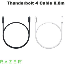 Razer Thunderbolt 4 Cable アクティブタイプケーブル 0.8m レーザー (Thunderbolt4ケーブル)