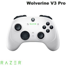 【Razer公式】 Razer Wolverine V3 Pro Xbox / PC (Windows 11) 対応 有線 / 2.4GHz ワイヤレス 両対応 ワイヤレス e スポーツコントローラー White Edition # RZ06-05200200-R3M1 レーザー (ゲームパッド)