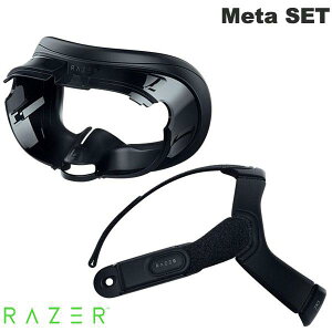 yRazerz[Zbg] Ȃ܂Ƃߔ Razer Meta SET Adjustable Head Strap System for Meta Quest 3 / Facial Interface for Meta Quest 3 # RC21-02200300-R3U1 [U[ (ANZT)