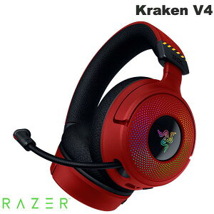 �yRazer�����z Razer Kraken V4 EVANGELION (EVA-02) Edition THX Spatial Audio 7.1ch �T���E���h�Ή� Bluetooth 5.3 / 2.4GHz ���C�����X ���Ή� �w�G���@���Q���I���x�R���{ ���C�����X�Q�[�~���O�w�b�h�Z�b�g ���[�U