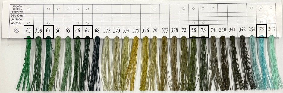 シャッペスパンミシン糸 60番 700m カラー 34色 普通地用 フジックス シャッペ シャッペスパン | 糸とゴムのお店　ちゅうせん