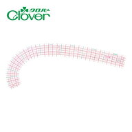 【最大1500円クーポン：スーパーSALE限定】カーブ定規 ミニものさし付 25-051 クロバー Clover 手芸 裁縫…