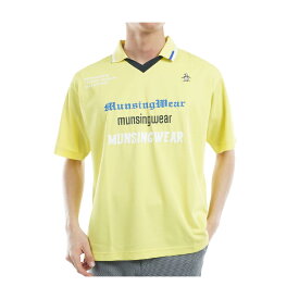 マンシングウェア　Munsingwear　ENVOY SUNSCREEN オーバーサイズ サッカーゲーム半袖シャツ