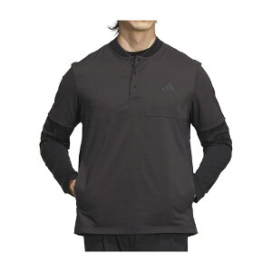 アディダス Adidas ストレッチ 2in1 長袖インナーシャツ付き半袖シャツ