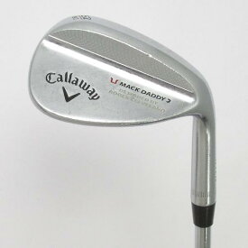 【中古】キャロウェイゴルフ　Callaway Golf　MACK DADDY2 Chrome ウェッジ スチールシャフト　【52-08】シャフト：スチールシャフトDランク　フレックス判別不能　男性用 メンズ用　右用