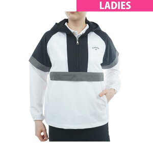 キャロウェイゴルフ Callaway Golf 2WAY ハーフジップフーディーブルゾン レディス