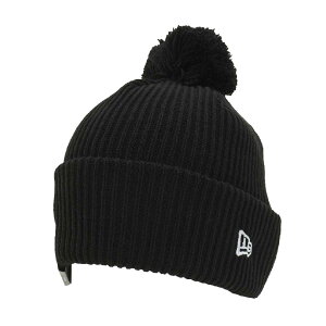 ニューエラ NEW ERA POM PON RIB BLK 223 ニットキャップ