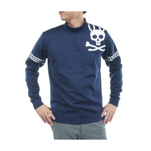 サイコバニー PSYCHO BUNNY GOLF ラインスリーブロゴ モックネック長袖Tシャツ