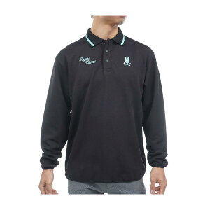 サイコバニー PSYCHO BUNNY GOLF モダングラフィック 長袖ポロシャツ