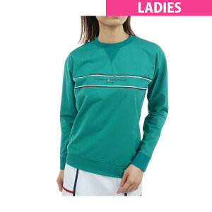 トミー ヒルフィガー ゴルフ TOMMY HILFIGER GOLF ストレッチ フロントロゴ 長袖スウェットシャツ レディス