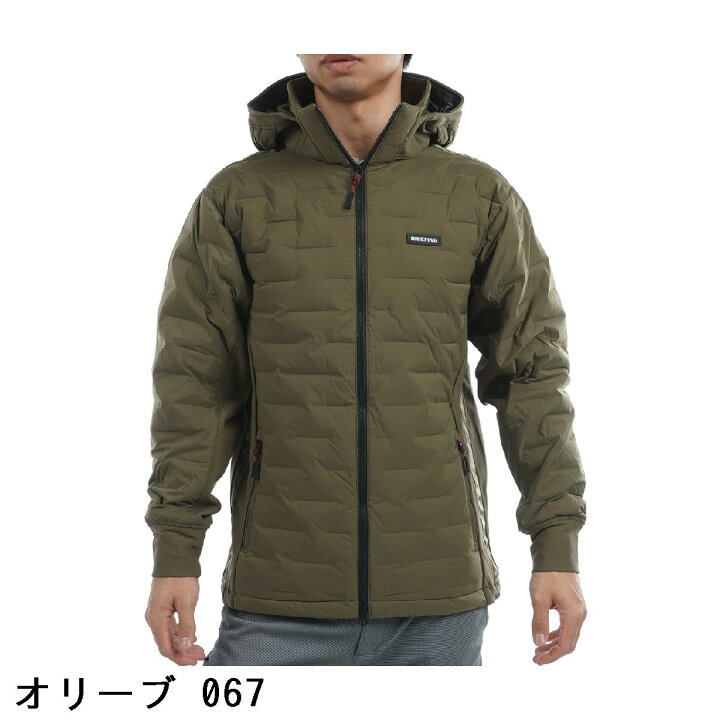 BRIEFING WIND HOODIEフード付きジャケット オリーブ M（Amazon 