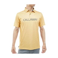 キャロウェイゴルフ　Callaway Golf　メッシュドット柄半袖ポロシャツ
