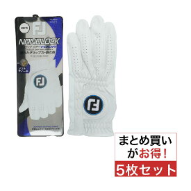 フットジョイ　Foot Joy　ナノロック ツアー グローブ 5枚セット