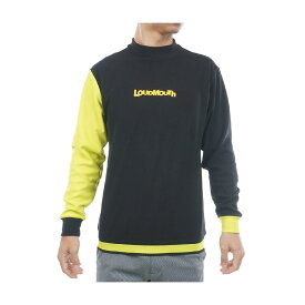 ラウドマウスゴルフ　Loud Mouth Golf　両面起毛 長袖モックネックシャツ
