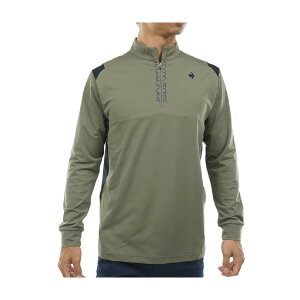 ルコックスポルティフ ゴルフ Le coq sportif GOLF ストレッチ スポーティハーフジップ長袖シャツ
