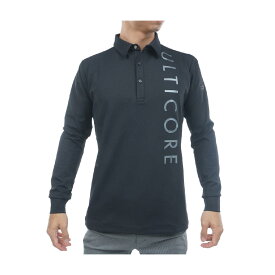 ブリヂストン　BRIDGESTONE GOLF ULTICORE　4Dimotion Fit Split ストレッチ ラグランスリーブ 共衿長袖ポロシャツ