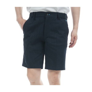 サイコバニー PSYCHO BUNNY GOLF サッカーギンガムチェック ストレッチハーフパンツ