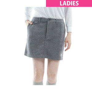 ピン PING ニットコーデュロイ 台形スカート レディス