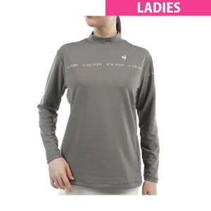 ルコックスポルティフ ゴルフ Le coq sportif GOLF ストレッチ モックネック長袖シャツ レディス