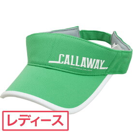 キャロウェイゴルフ　Callaway Golf　ロゴプリント サンバイザー　レディス