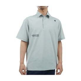 ルコックゴルフ　Le coq sportif GOLF　ストレッチ オーバーサイズ半袖ポロシャツ