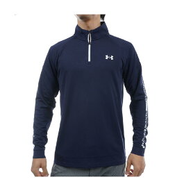 アンダーアーマー　Under Armour　UA プレーオフ テキスト ストレッチ長袖ハーフジップシャツ