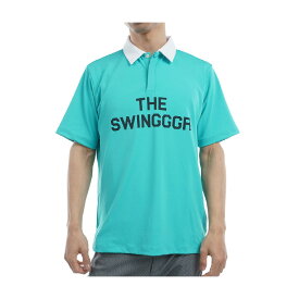 ザ スウィンガー　THE SWINGGGR　ストレッチ ツートン半袖ポロシャツ B