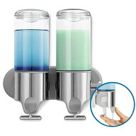 ウォールマウント ポンプ 444ml シングル ダブル トリプルディフーザー ディスペンサー お風呂シャンプー…