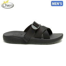 チャコ Chaco メンズ サンダル Ms クッシュZ スライド ブラック 黒 スライドサンダル 軽量 速乾 普段履き CHA12366184013