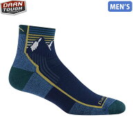 ダーンタフ DarnTough 靴下 メンズ Ms ハイカー 1/4 ミッドウェイト クッション マウンテンレイク 1959-M…