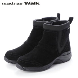 マドラスウォーク madras Walk レディース ゴアテックス レザーブーツ MWL1014 BLACK 防水透湿 防滑 MADMWL1014BLA