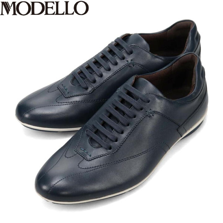 楽天市場】モデロ MODELLO メンズ レザースニーカー DM6922 NAVY 