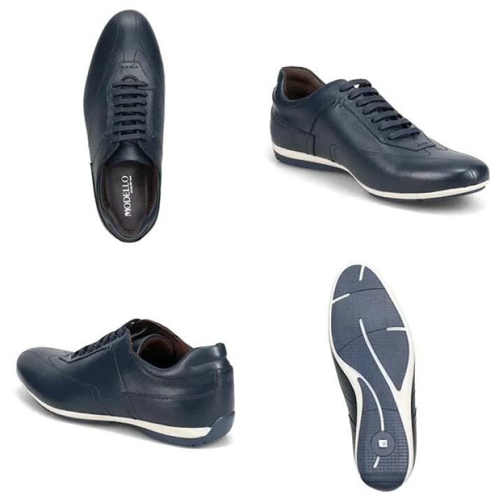 楽天市場】モデロ MODELLO メンズ レザースニーカー DM6922 NAVY 