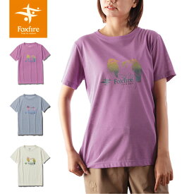 フォックスファイヤー Foxfire レディース Tシャツ 半袖 CシールドカワセミティーS/S FOX8215405