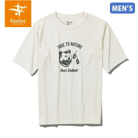 セール フォックスファイヤー Foxfire メンズ Tシャツ CシールドフェイバリットティーS/S C-SHIELD Favorite Tee S/S 半袖 カットソー オフホワイト T-FOX5215323002