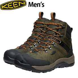 キーン ウィンターシューズ メンズ レヴェル フォー ミッド ポーラー KEEN MEN REVEL IV MID POLAR DARKOLIVE×MARMALADE KEE1027721