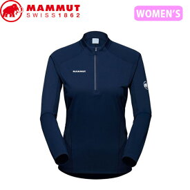 マムート レディース 長袖シャツ 1016-01320 MAMMUT Aenergy FL Half Zip Longsleeve AF Women marine MAM1016013205118