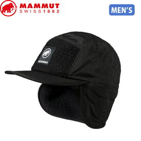 マムート メンズ 帽子 キャップ イヤーフラップ 1191-01400 MAMMUT Fleece Cap black MAM1191014000001
