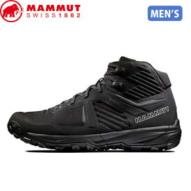 マムート MAMMUT メンズ ハイキングシューズ ゴアテックス Ultimate III Mid GTX Men black 防水透湿 トレッキング MAM3030046800001