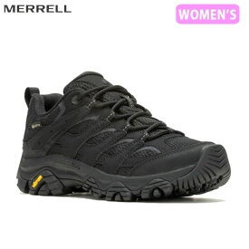 メレル MERRELL レディース 登山靴 ハイキングシューズ トレッキングシューズ モアブ 3 シンセティック ゴアテックス ブラック/ブラック 透湿防水 MERJ500426