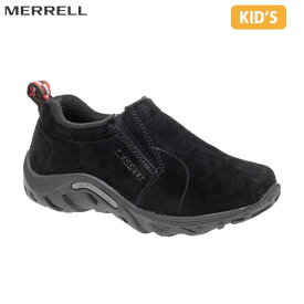 メレル MERRELL ジャングル モック キッズ ブラック スリッポン シューズ レザー アウトドア J95631 MERJ95631